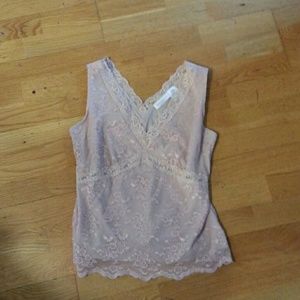 Lace night top